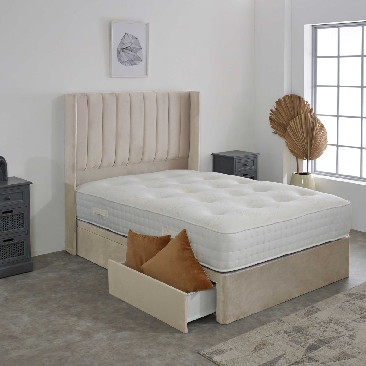 Hendon Winged Divan Bed Set