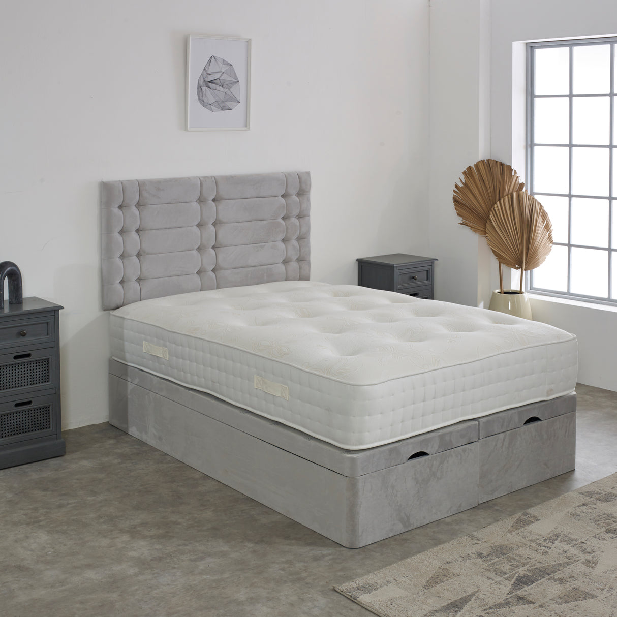 Opal Ottoman Storage Divan Bed Set