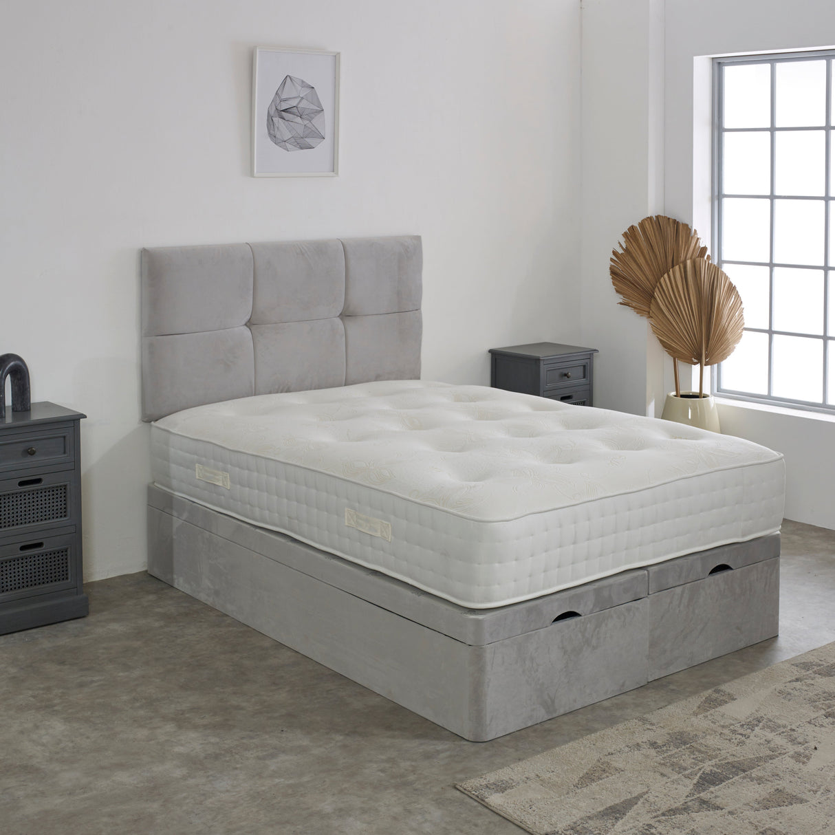 Victoria Ottoman Storage Divan Bed Set