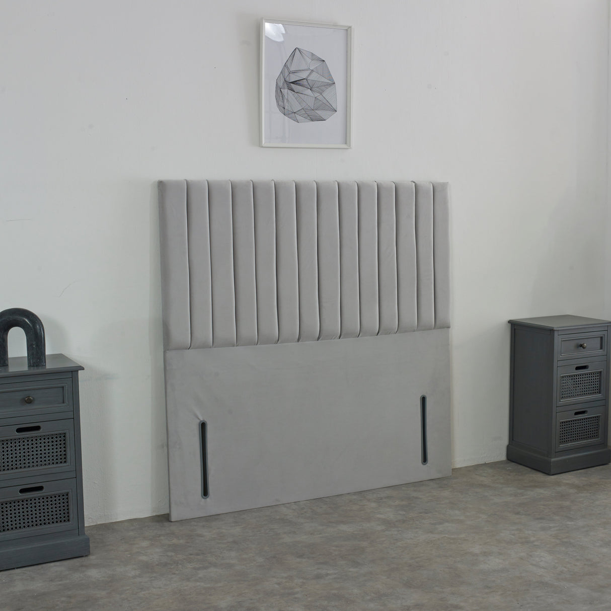 Monroe Upholstered Floor Standing Headboard