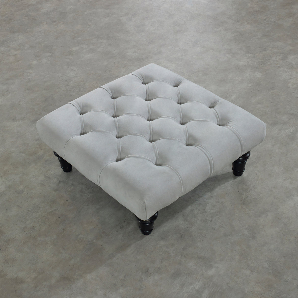Chesterfield Upholstered Footstool