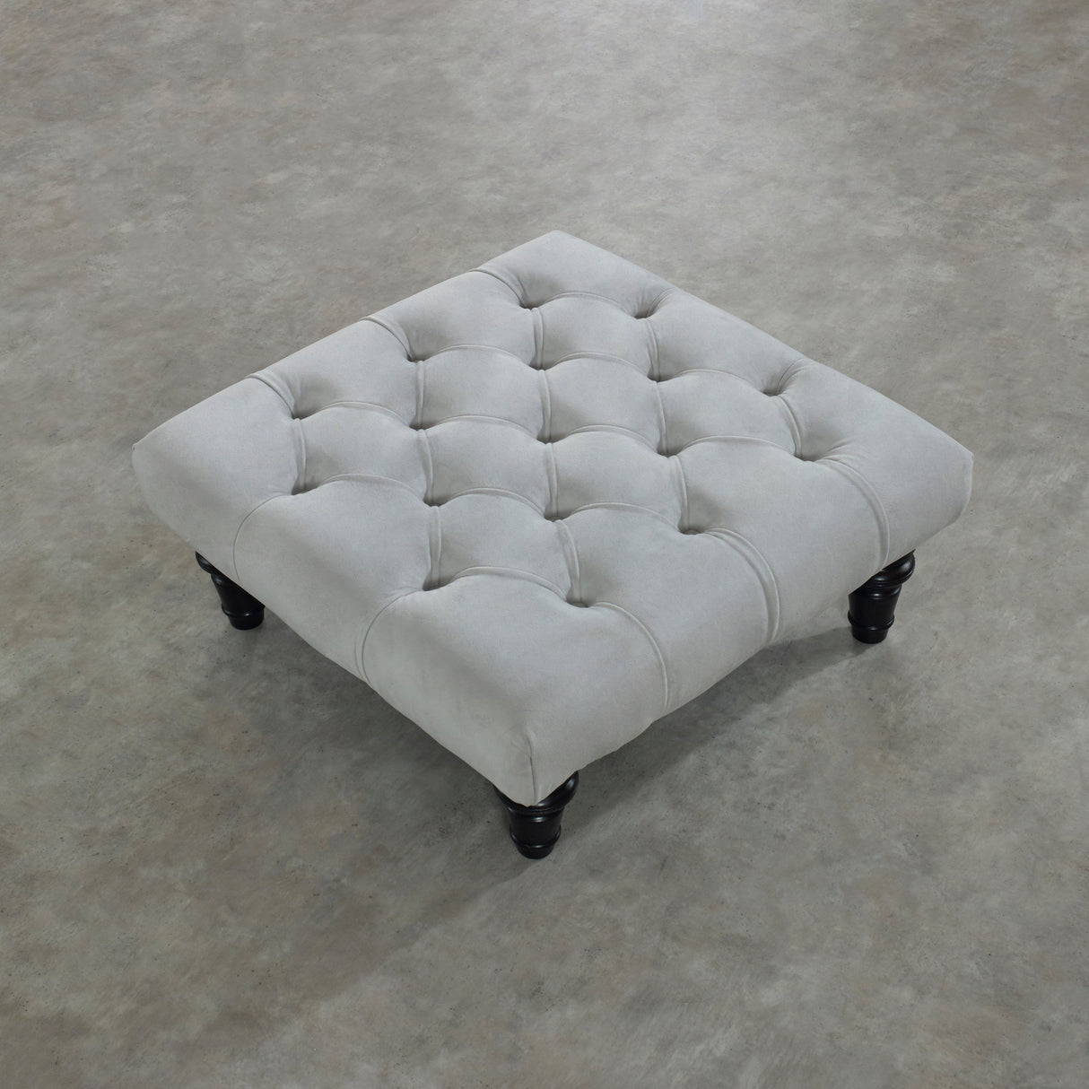 Chesterfield Upholstered Footstool