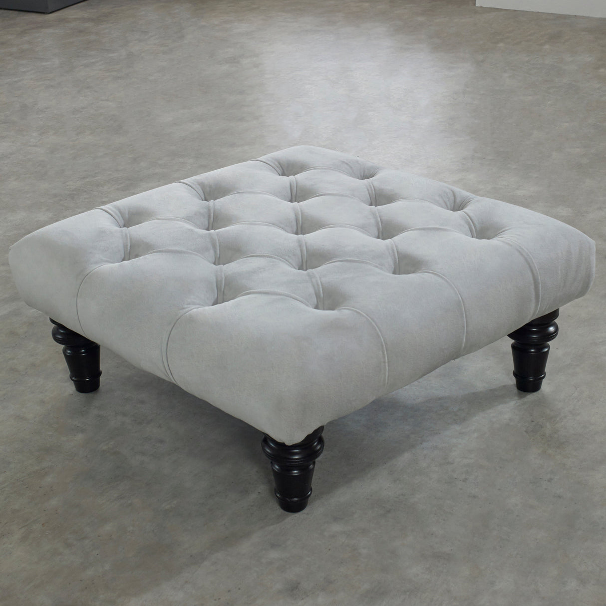Chesterfield Upholstered Footstool