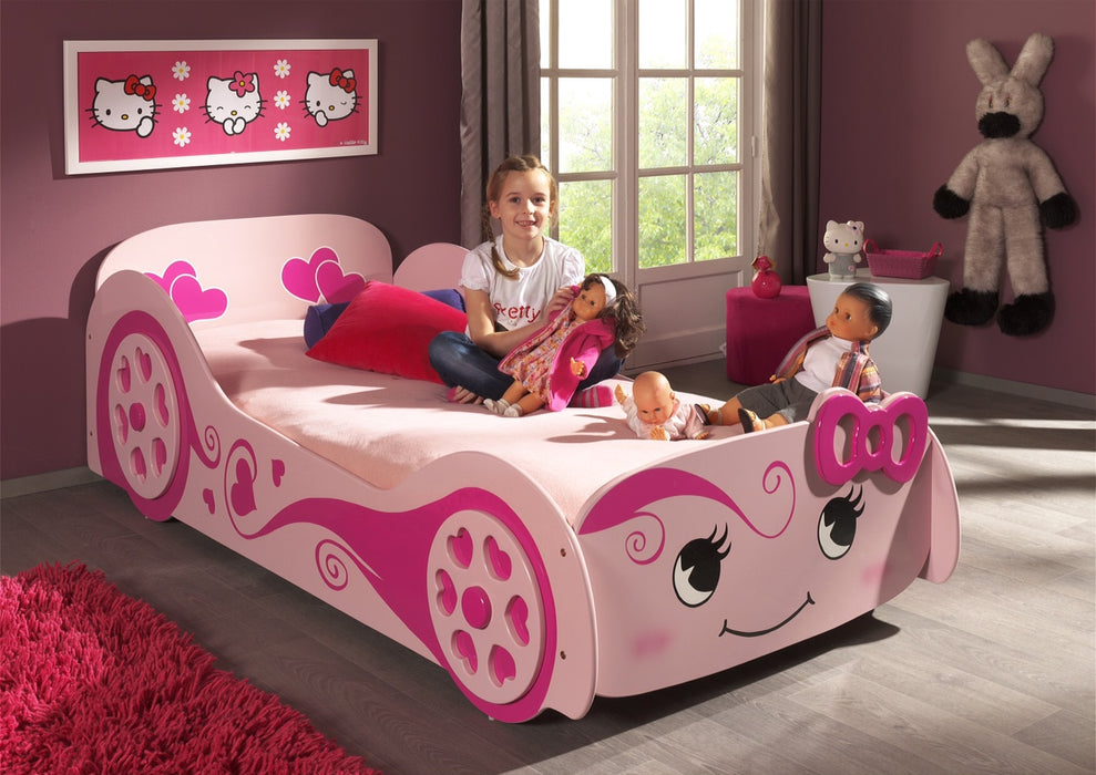 Princess Love Car Bed Frame Divan Bed Direct