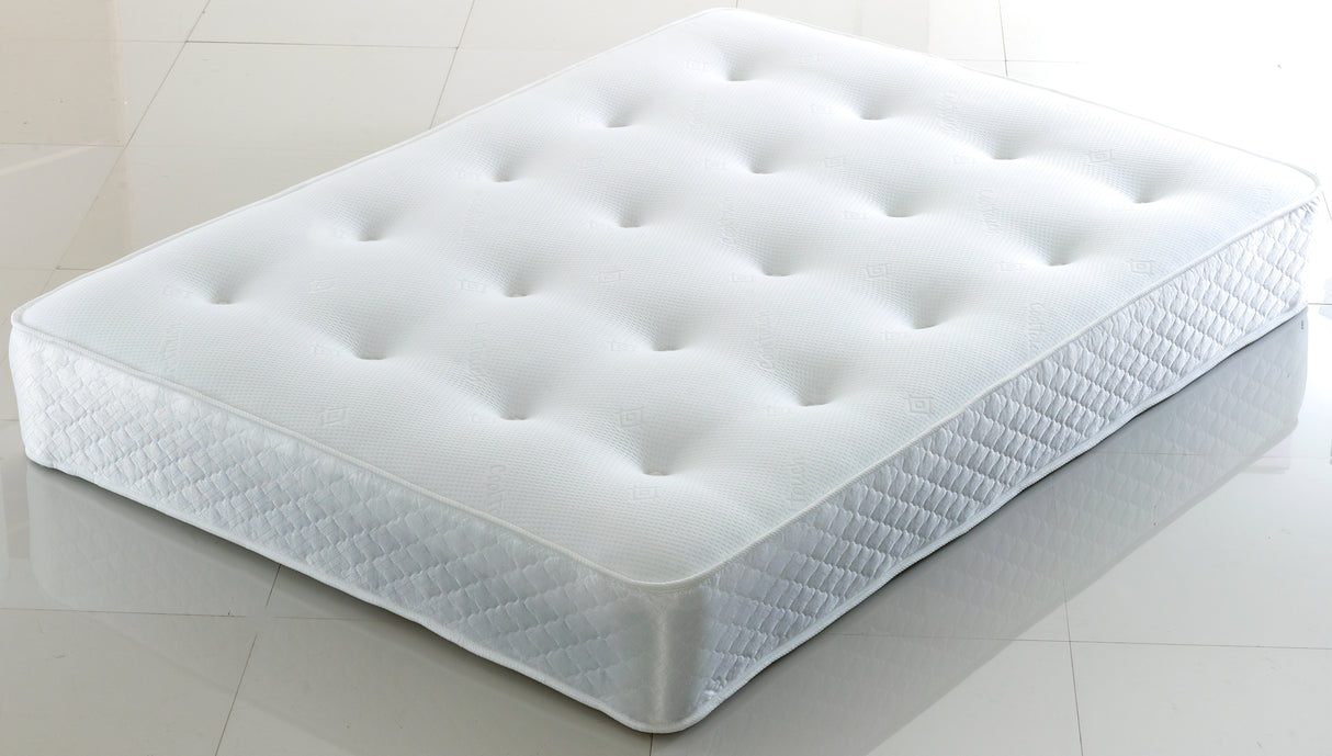 Open Coil Memory Sprung Mattress Divan Bed Direct