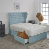 Chesterfield Curved Wing Divan Bed Set 