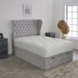 Chesterfield Curved Wing Ottoman Storage Divan Bed 