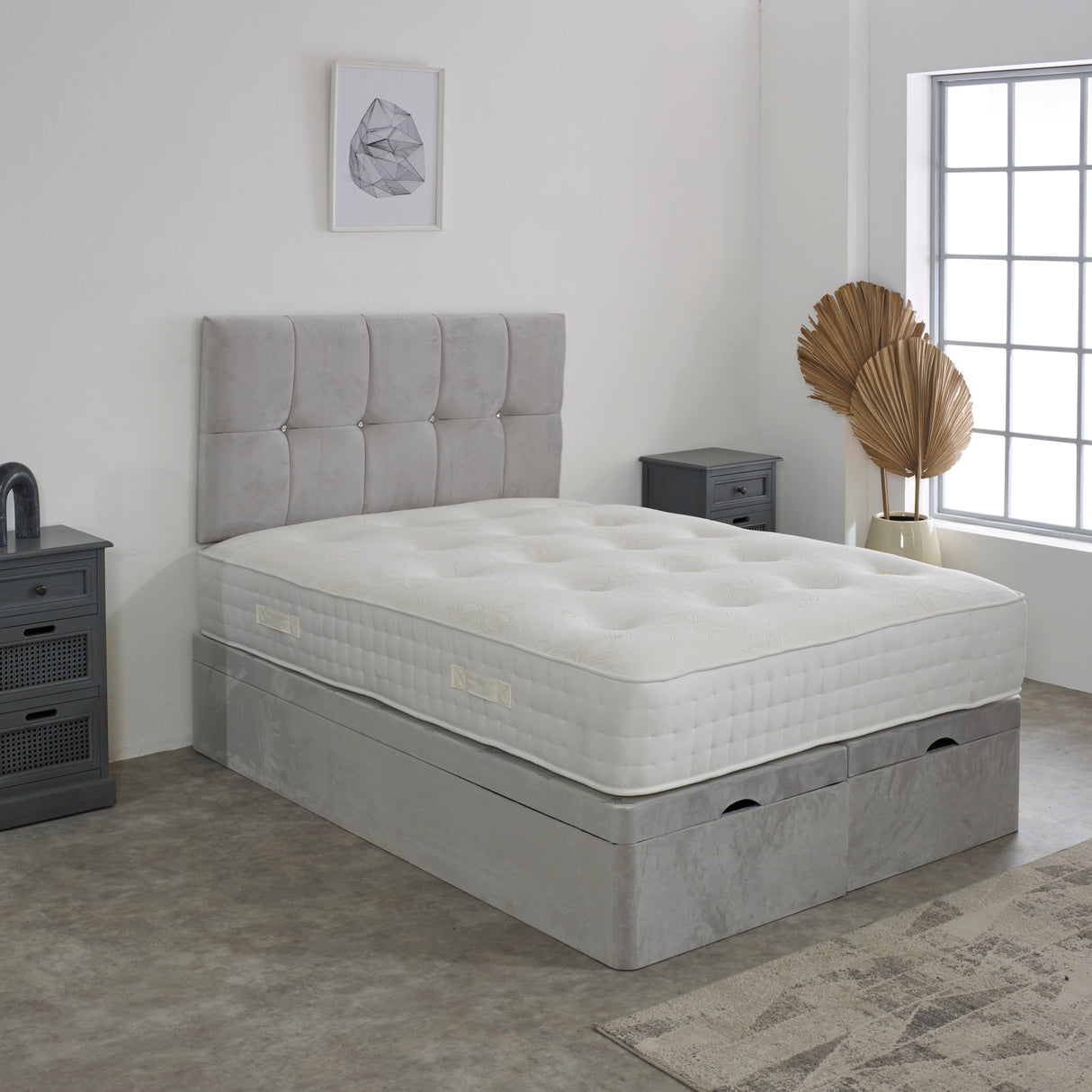 Finsbury Ottoman Storage Divan Bed Set Divan Bed Direct