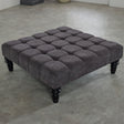 Romeo Cube Upholstered Footstool 