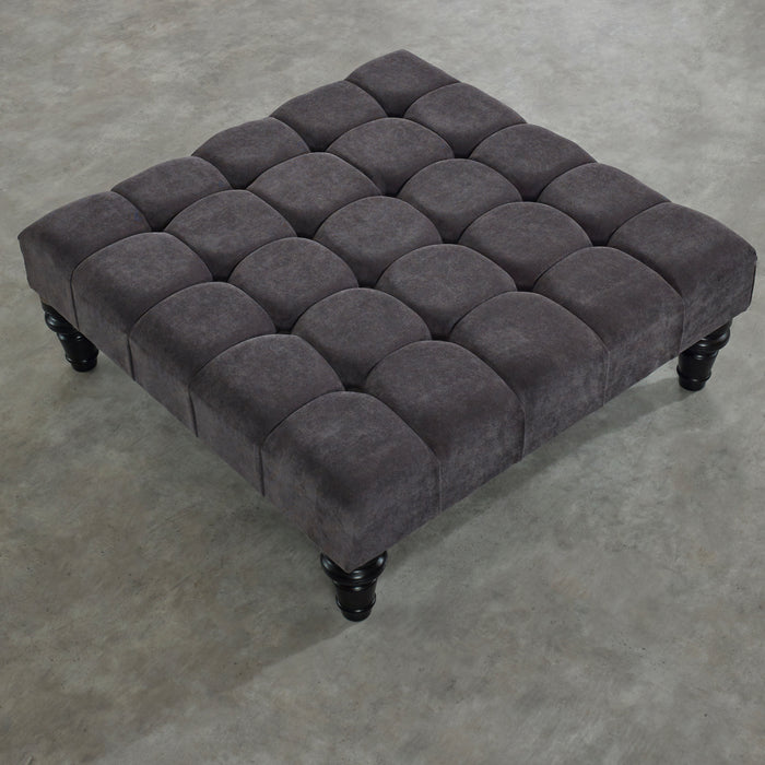 Romeo Cube Upholstered Footstool