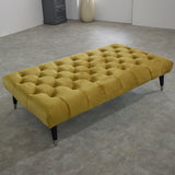 Peony Chesterfield Upholstered Footstool 