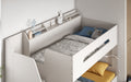 Slick Staircase Bunk Bed White Divan Bed Direct